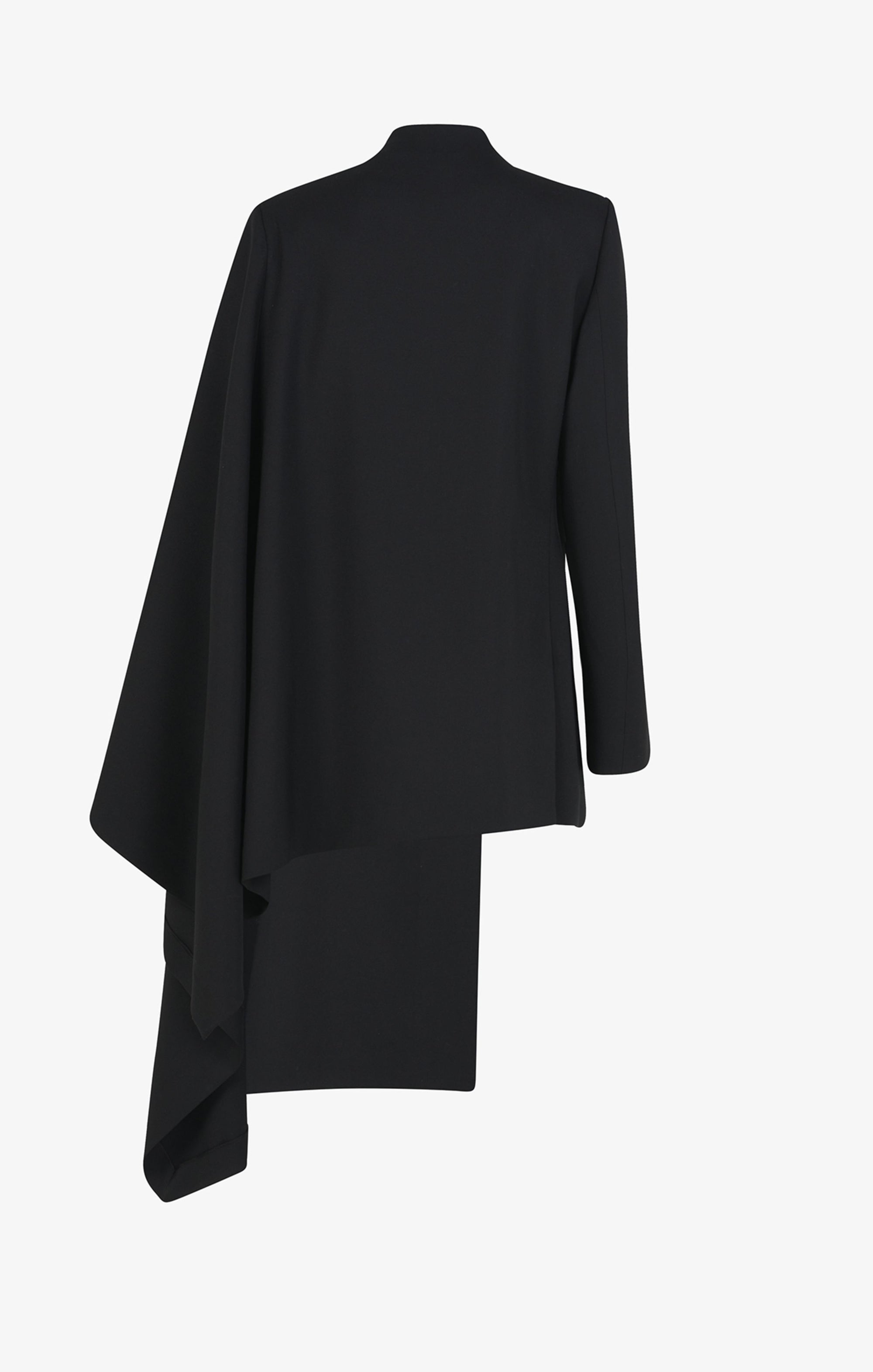 Veste blazer asymétrique en laine - Noir Alaïa