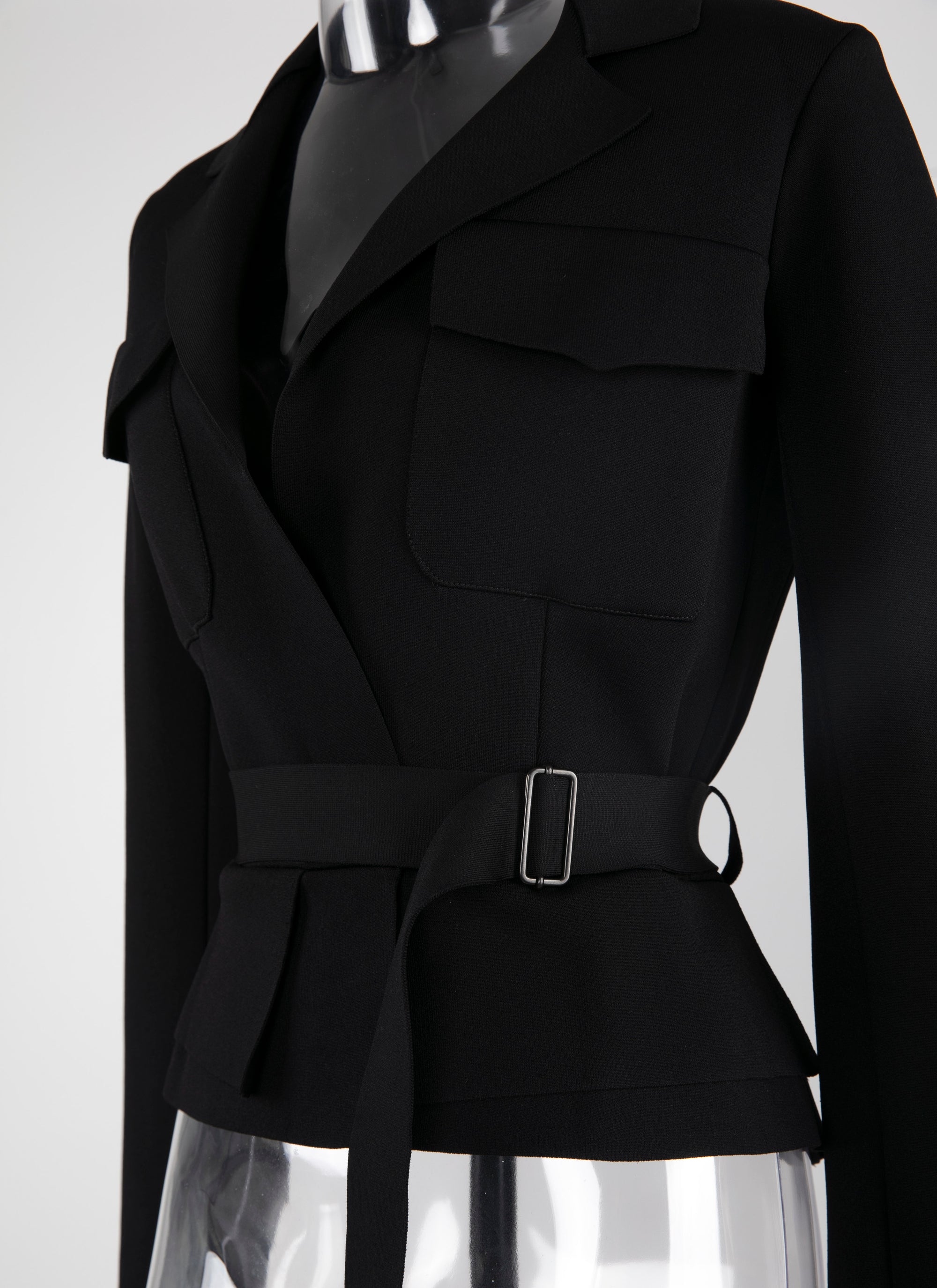 Veste ceinture - Noir