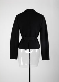 Veste ceinture - Noir