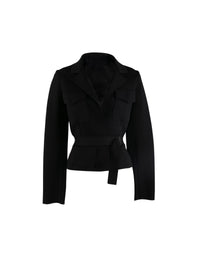 Veste ceinture - Noir