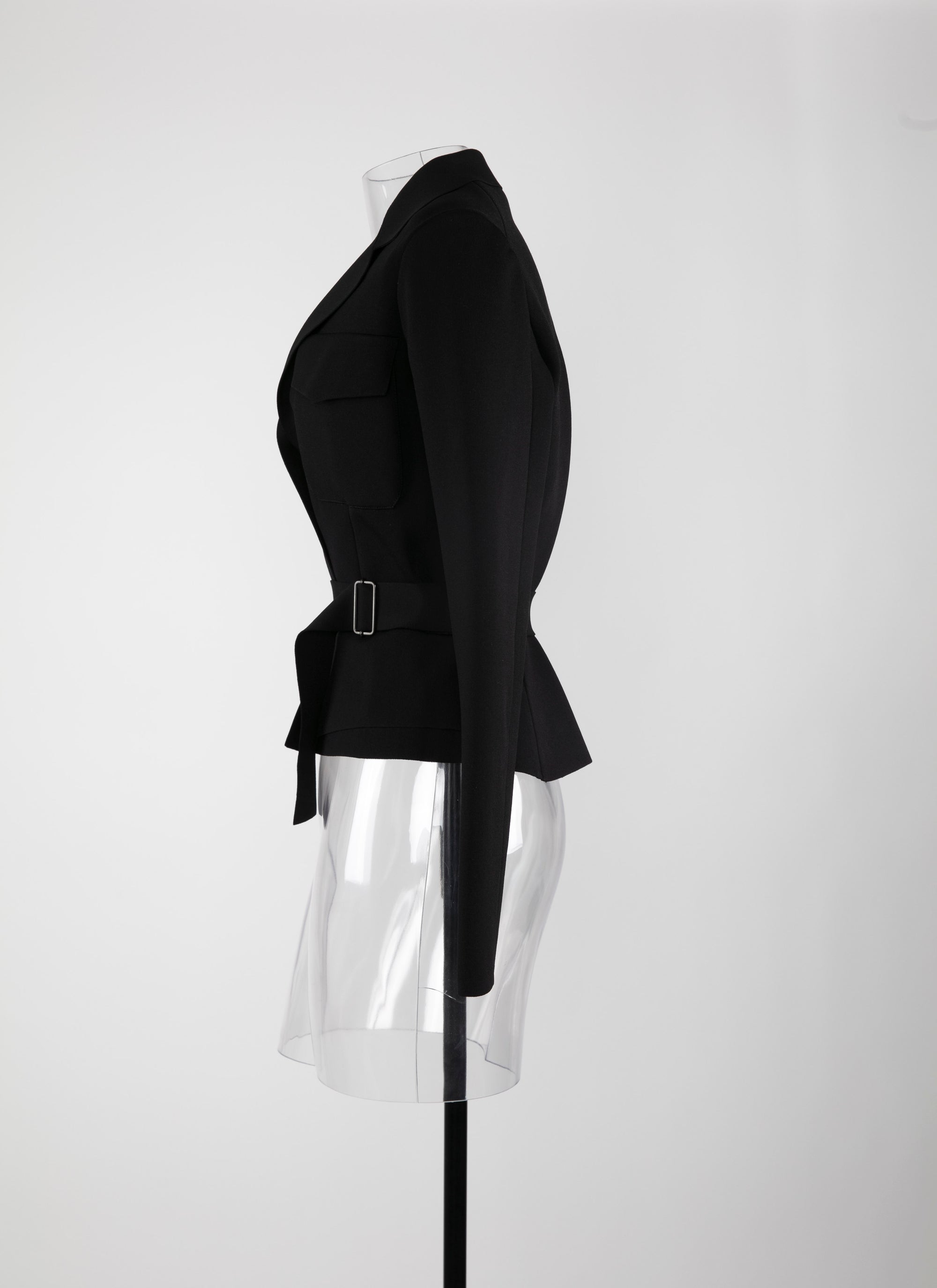 Veste ceinture - Noir