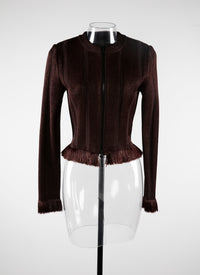 Veste courte - Chocolat