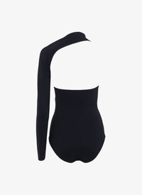 Asymmetric Swimsuit - Black Alaïa