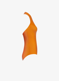Asymmetric Swimsuit - Orange