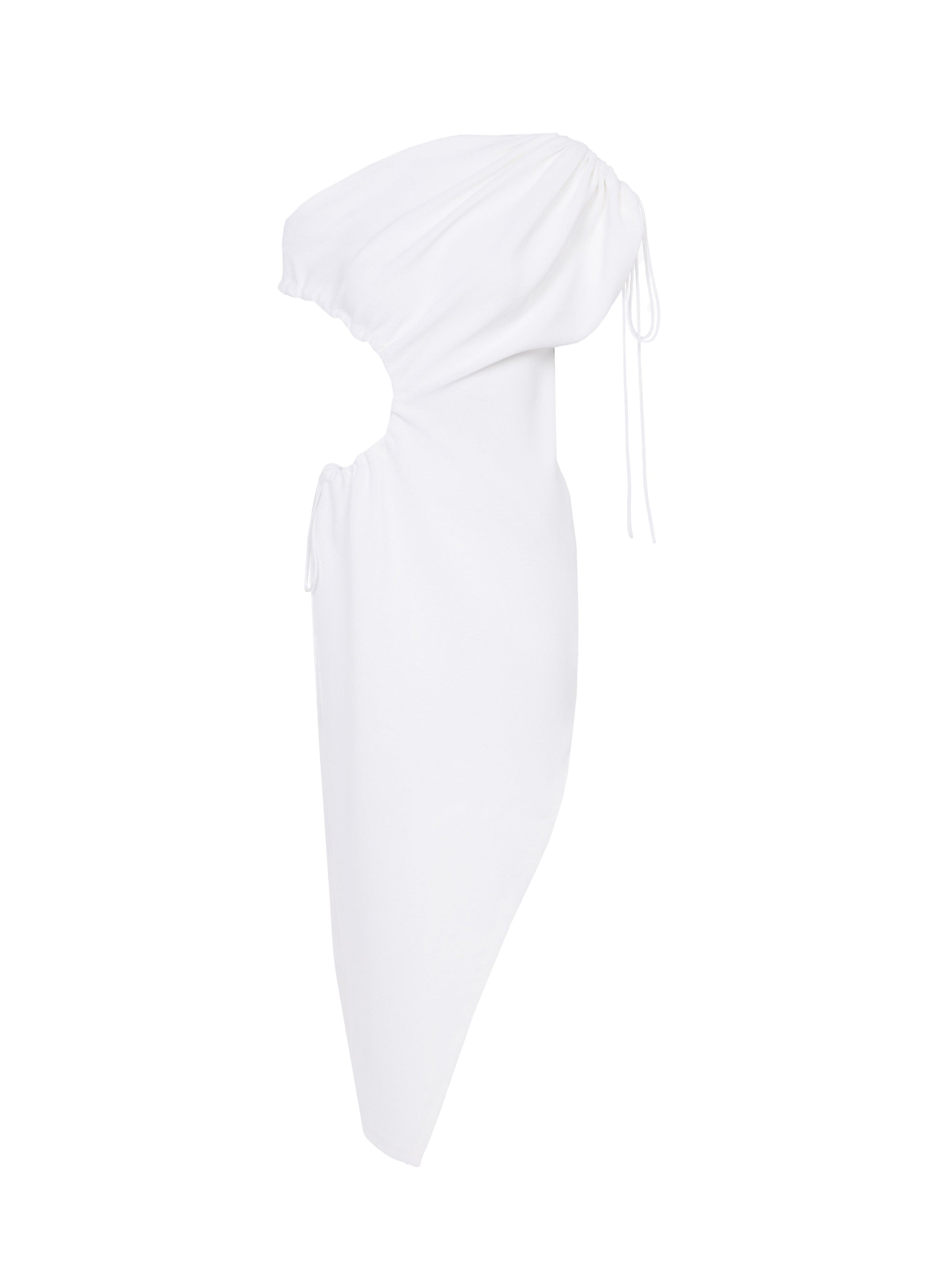 Robe drapée - Blanc