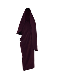 Hooded Bath Robe - Aubergine