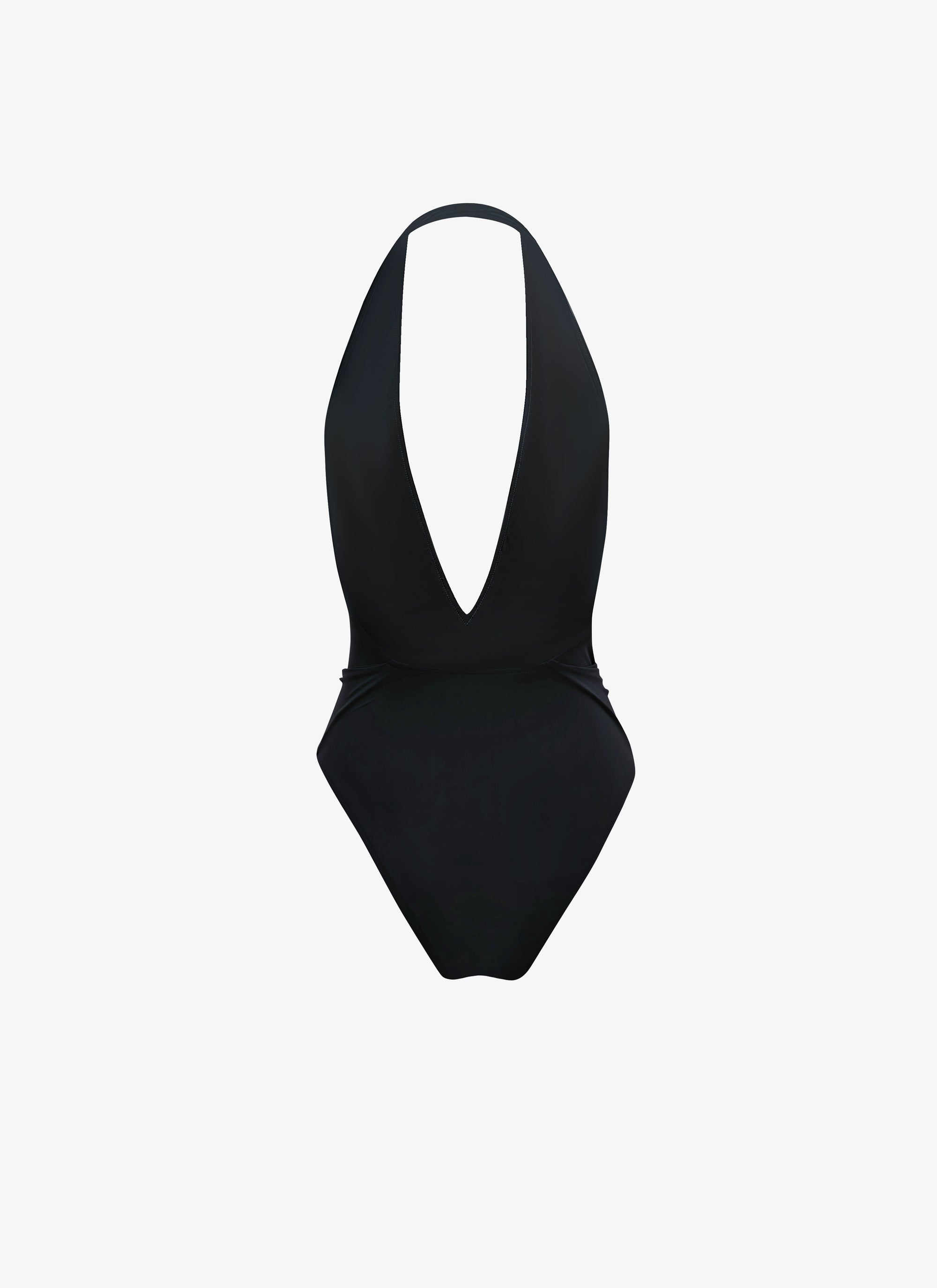 Sculpting Halter Swimsuit - Black Alaïa