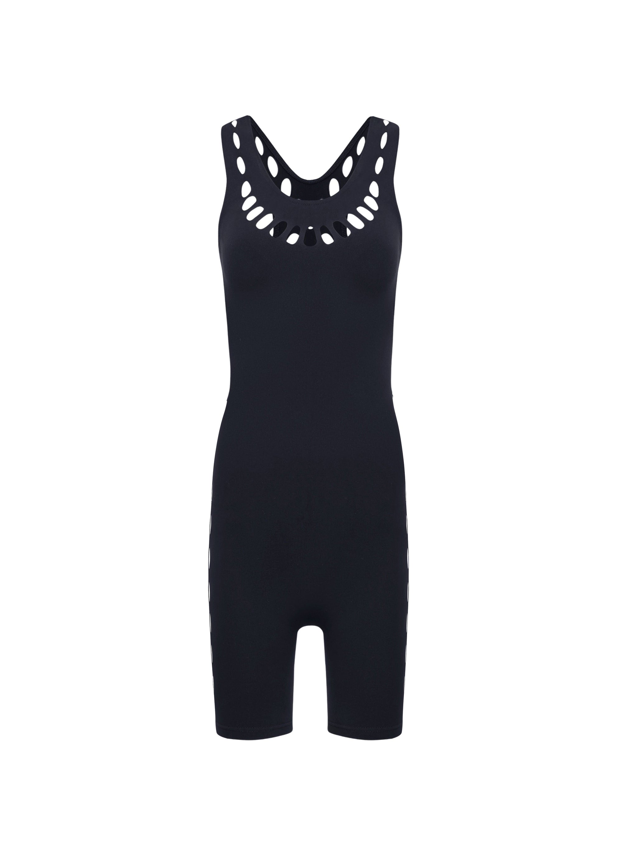 Seamless knitted swimming costume - Midnight