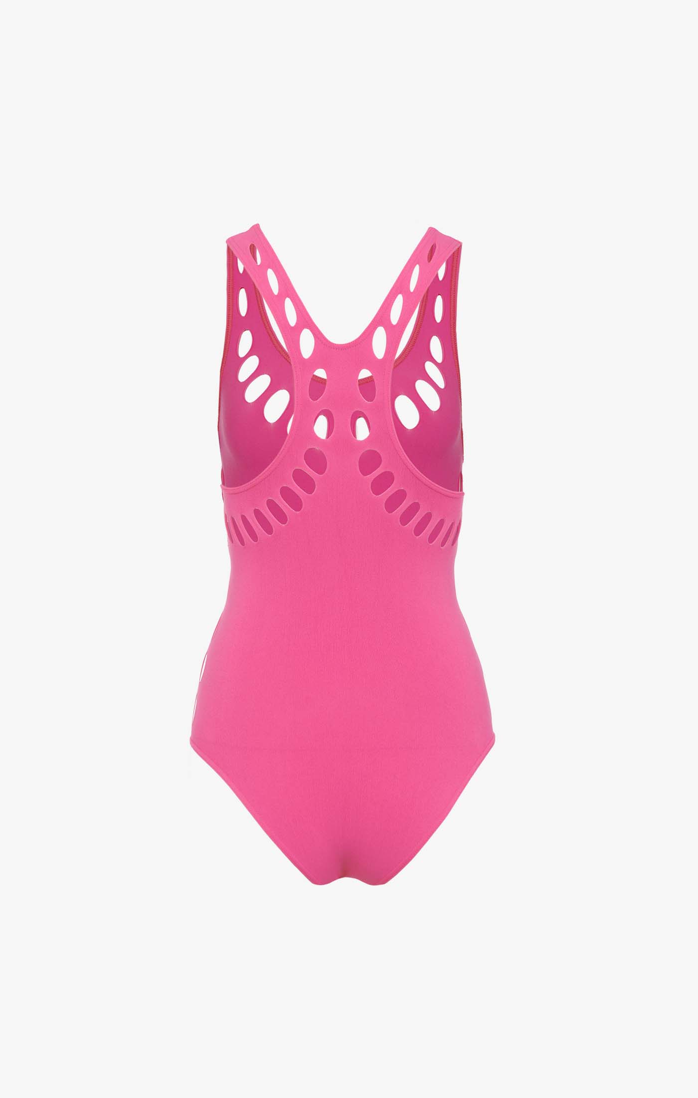 Laser one-piece swimming costume - Fluo Pink