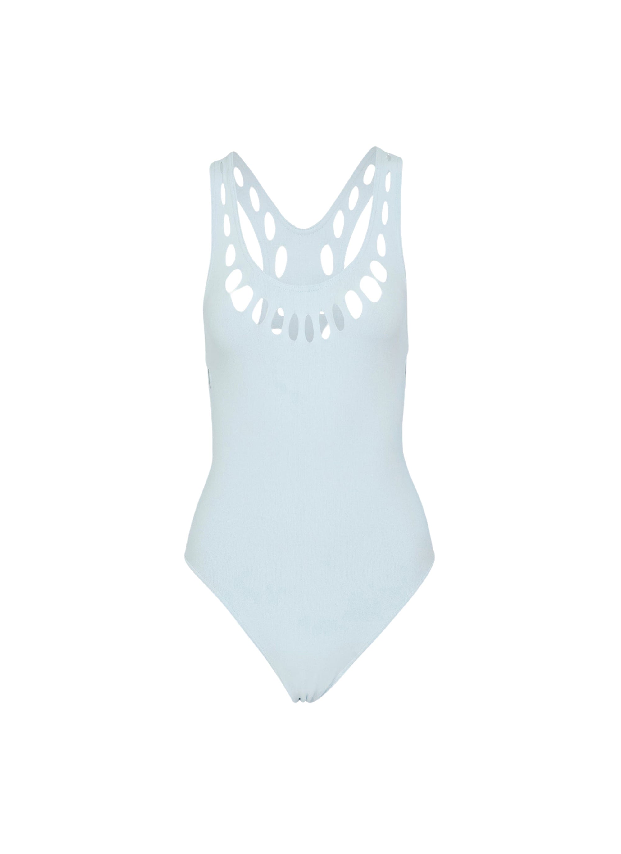 Maillot de bain une pièce laser - Bleu Ciel