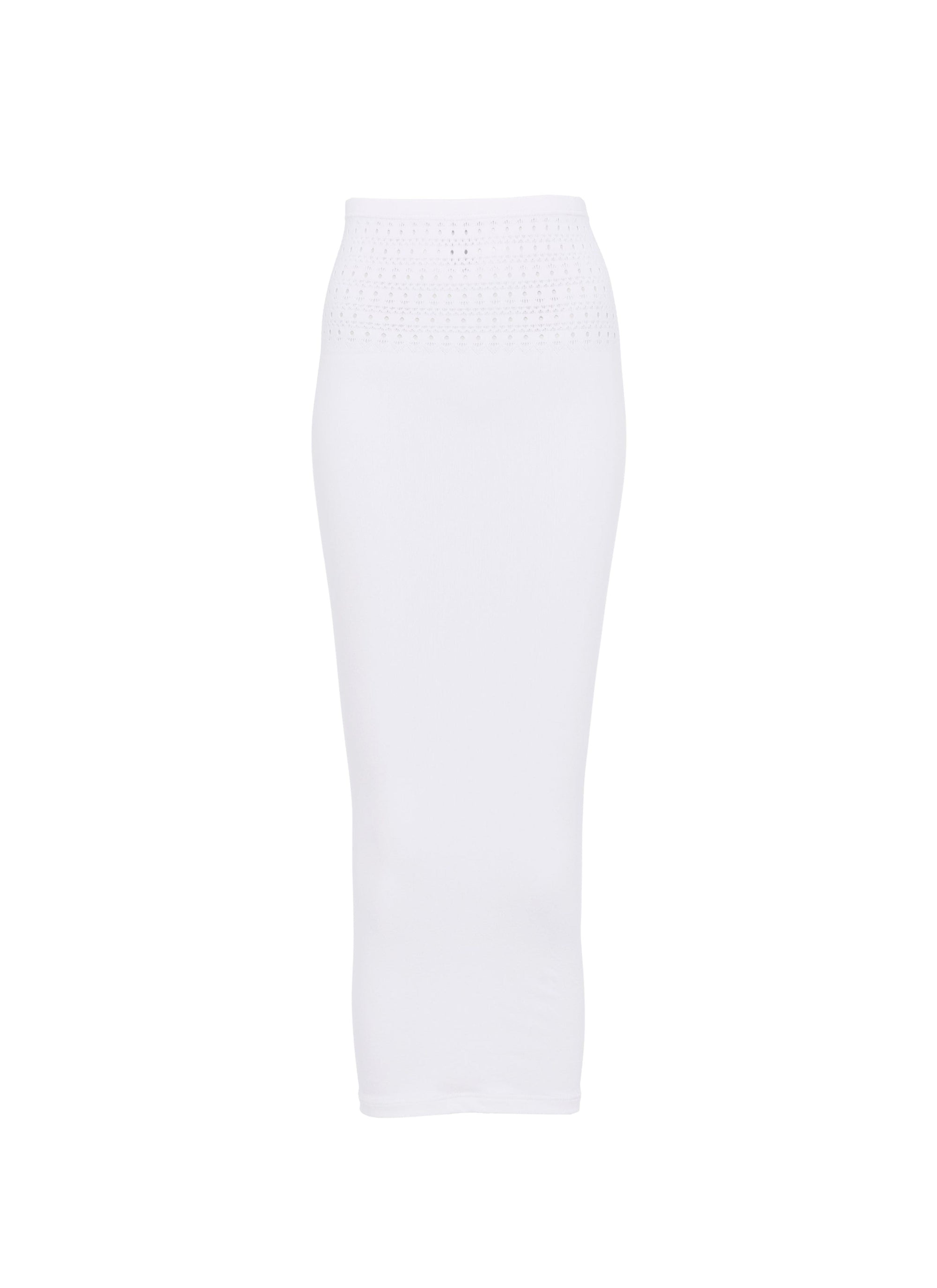 Jupe tube de bain sans couture - Blanc Optique