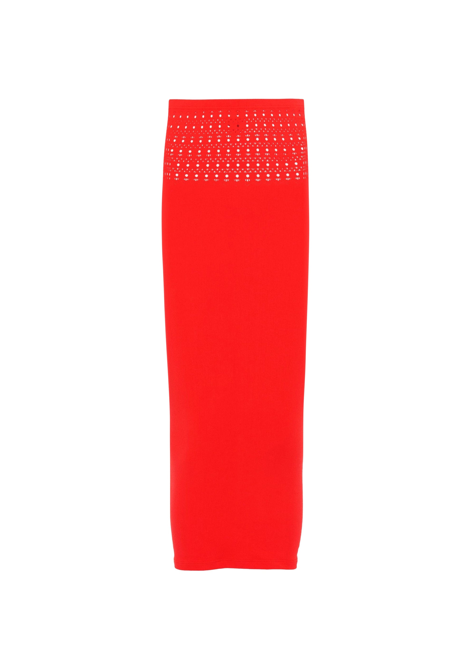 Seamless Swim Tube Skirt - Scarlet