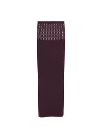 Seamless Swim Tube Skirt - Aubergine