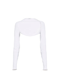 Long-sleeved bolero - Optic White