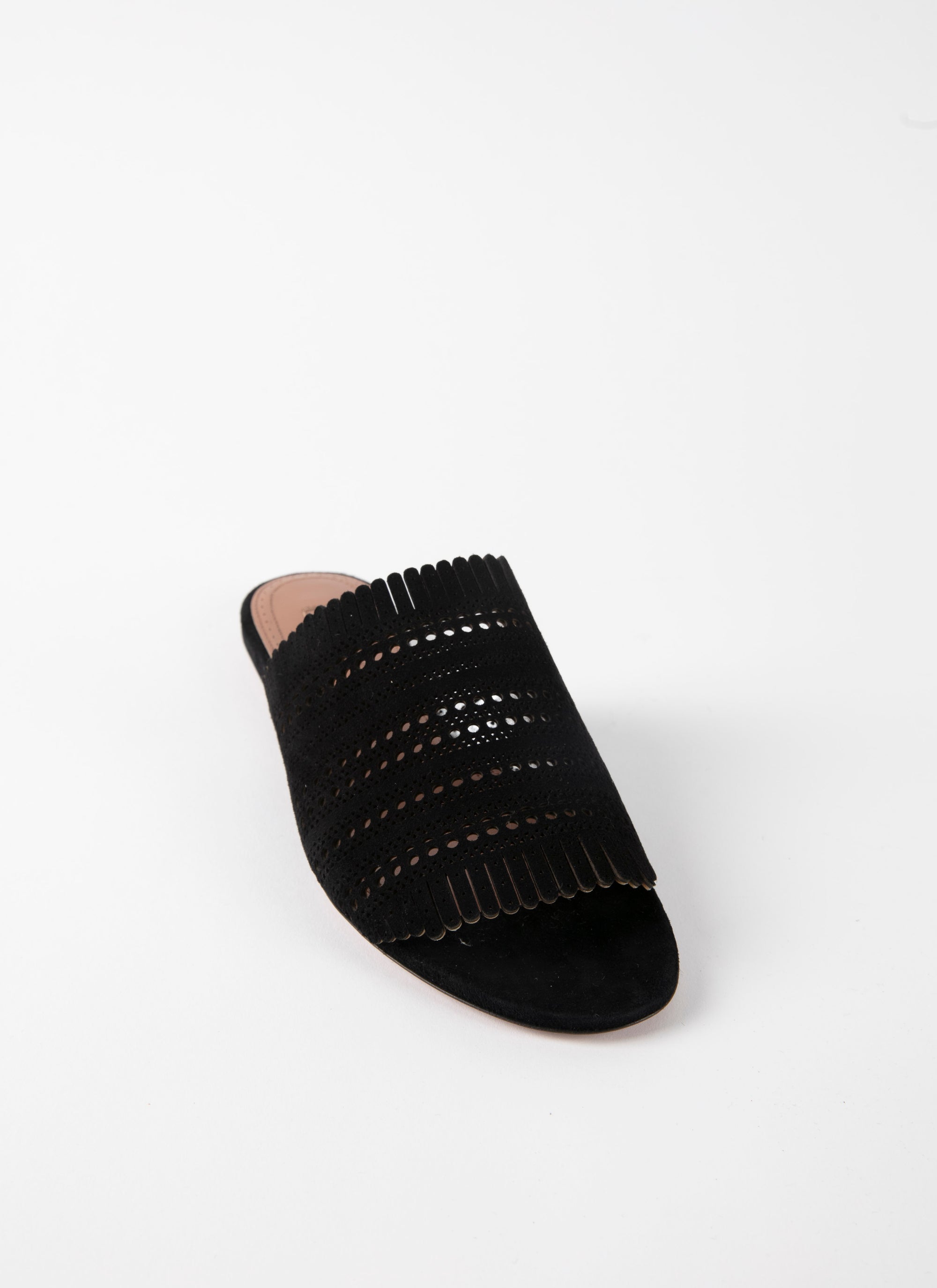 Sandales en cuir - Noir