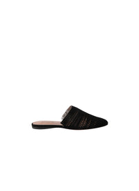 Mules en cuir - Noir