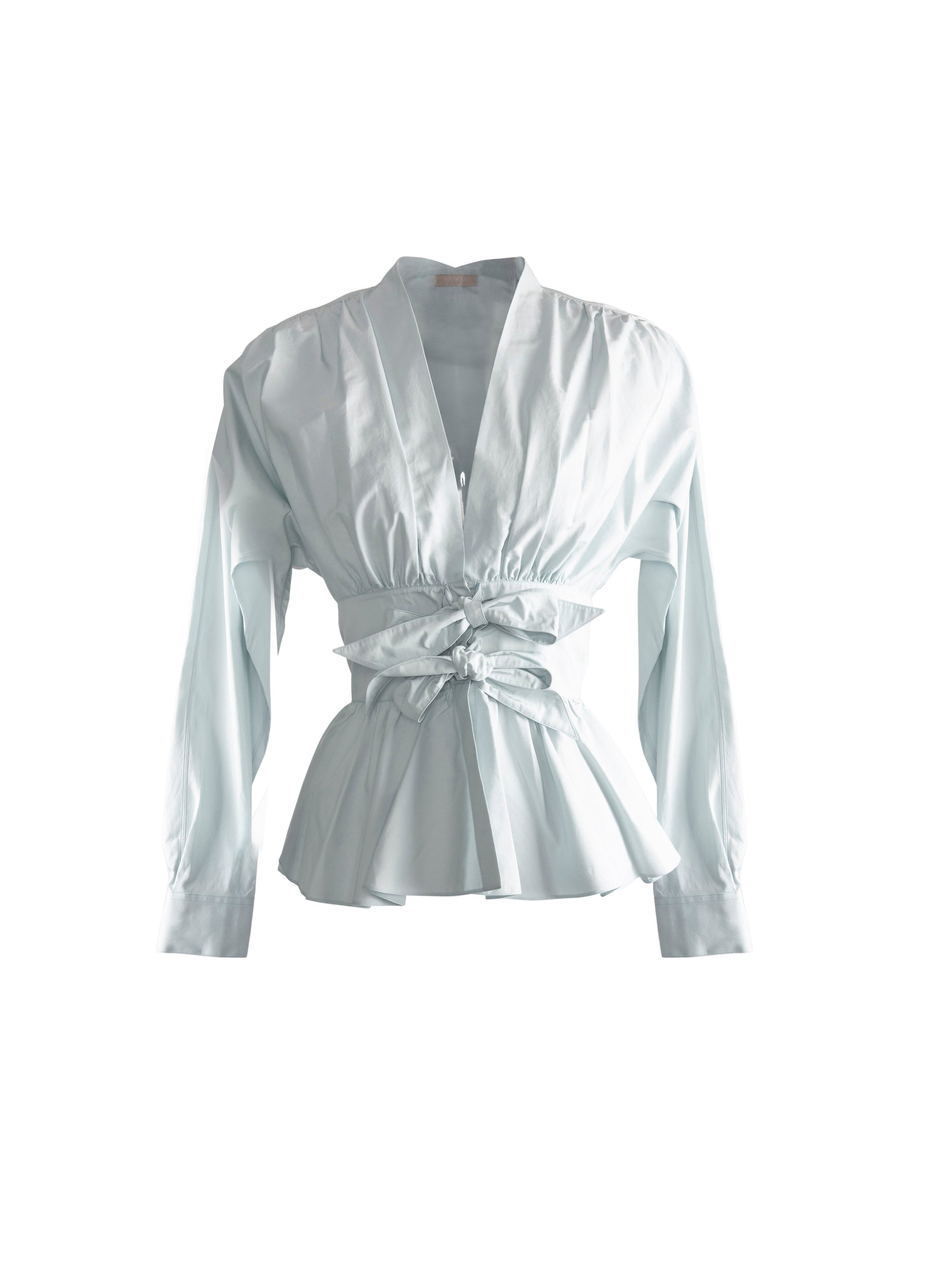 Chemise corset - Bleu Indigo