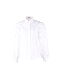 Puff sleeve shirt - White