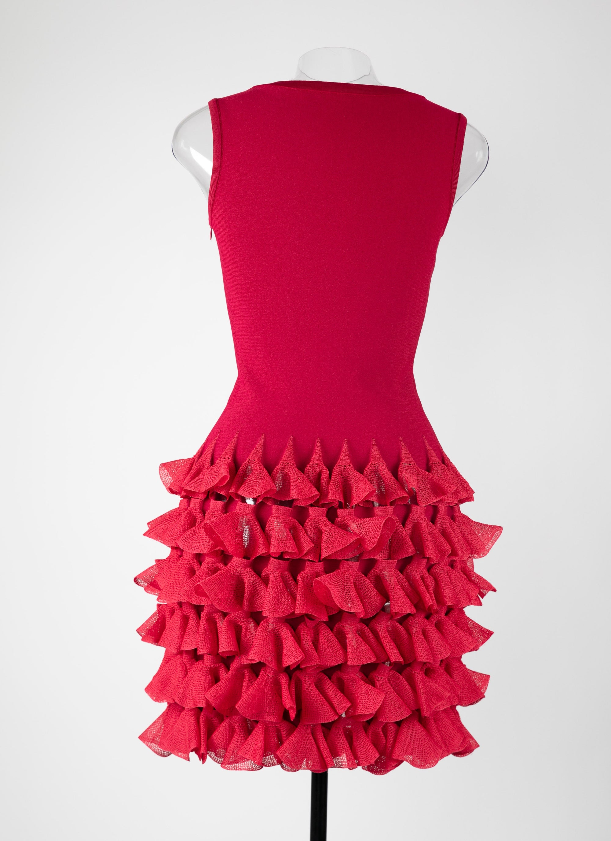 Knitted ruffle dress - Petunia