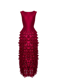 Robe sans manches Habanera en maille - Magenta