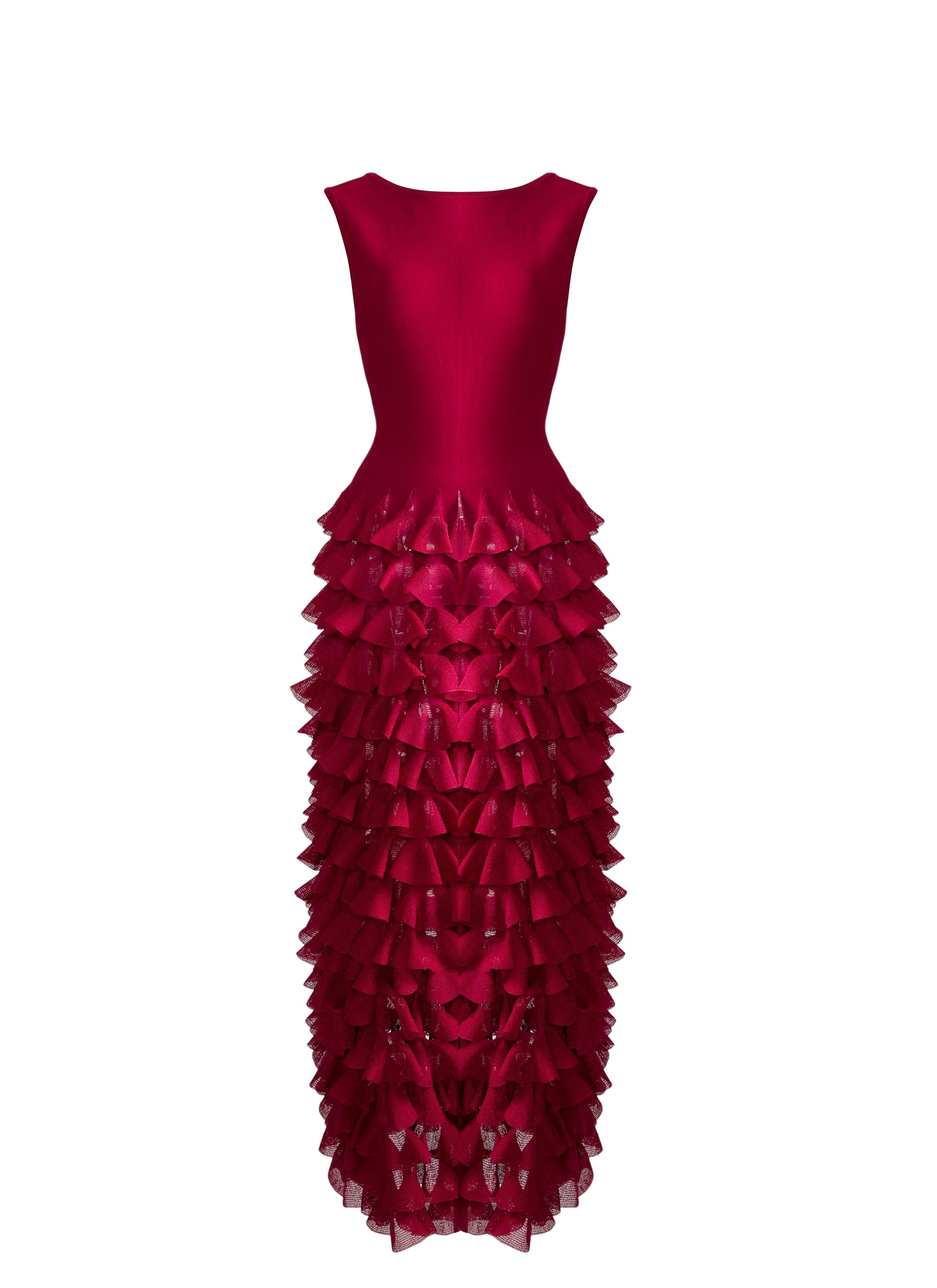 Robe sans manches Habanera en maille - Magenta