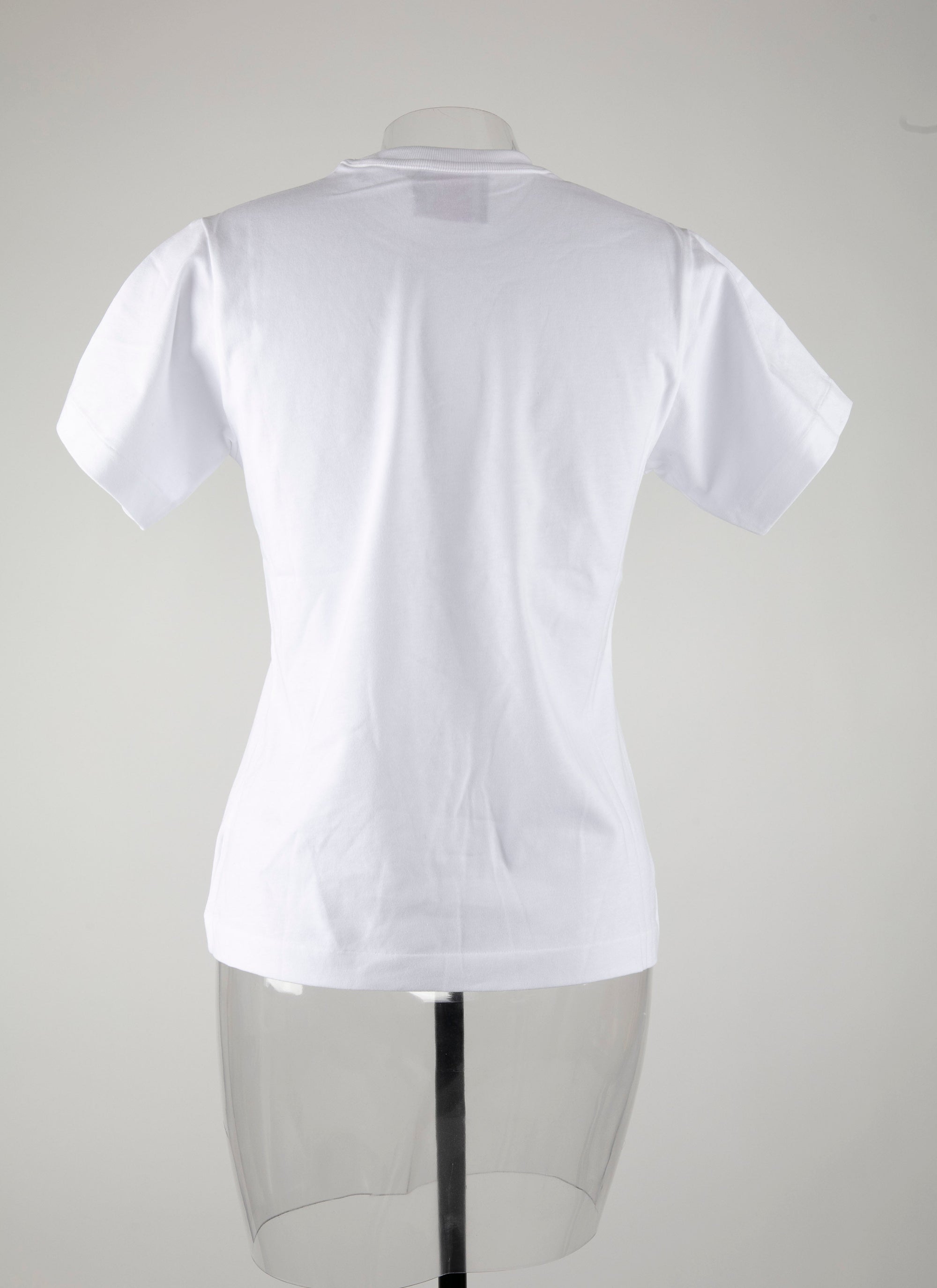Alaïa logo round-neck t-shirt - White & Red