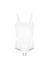 Classic strappy bodysuit - White