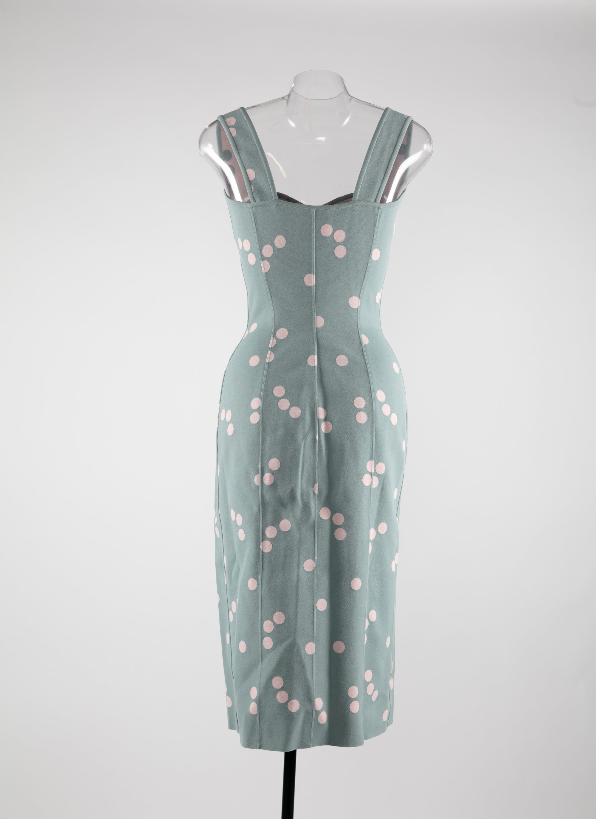 Robe légère à pois - Bleu & Rose