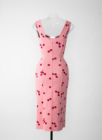 Robe légère à pois - Rose