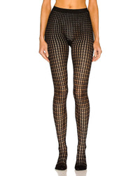 Collant Vienne ajouré - Nude Alaïa