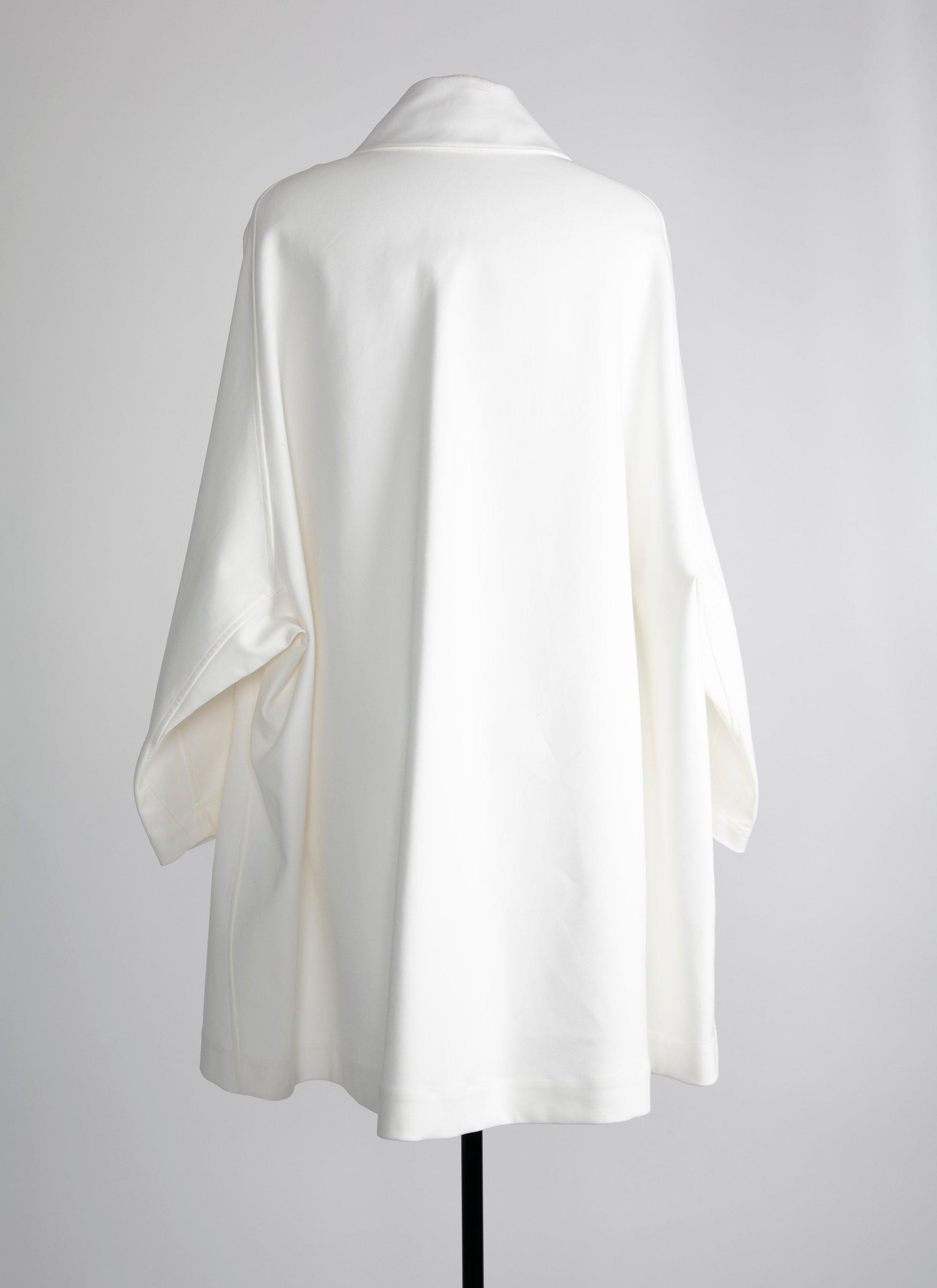 Oversized coat - White iridescent