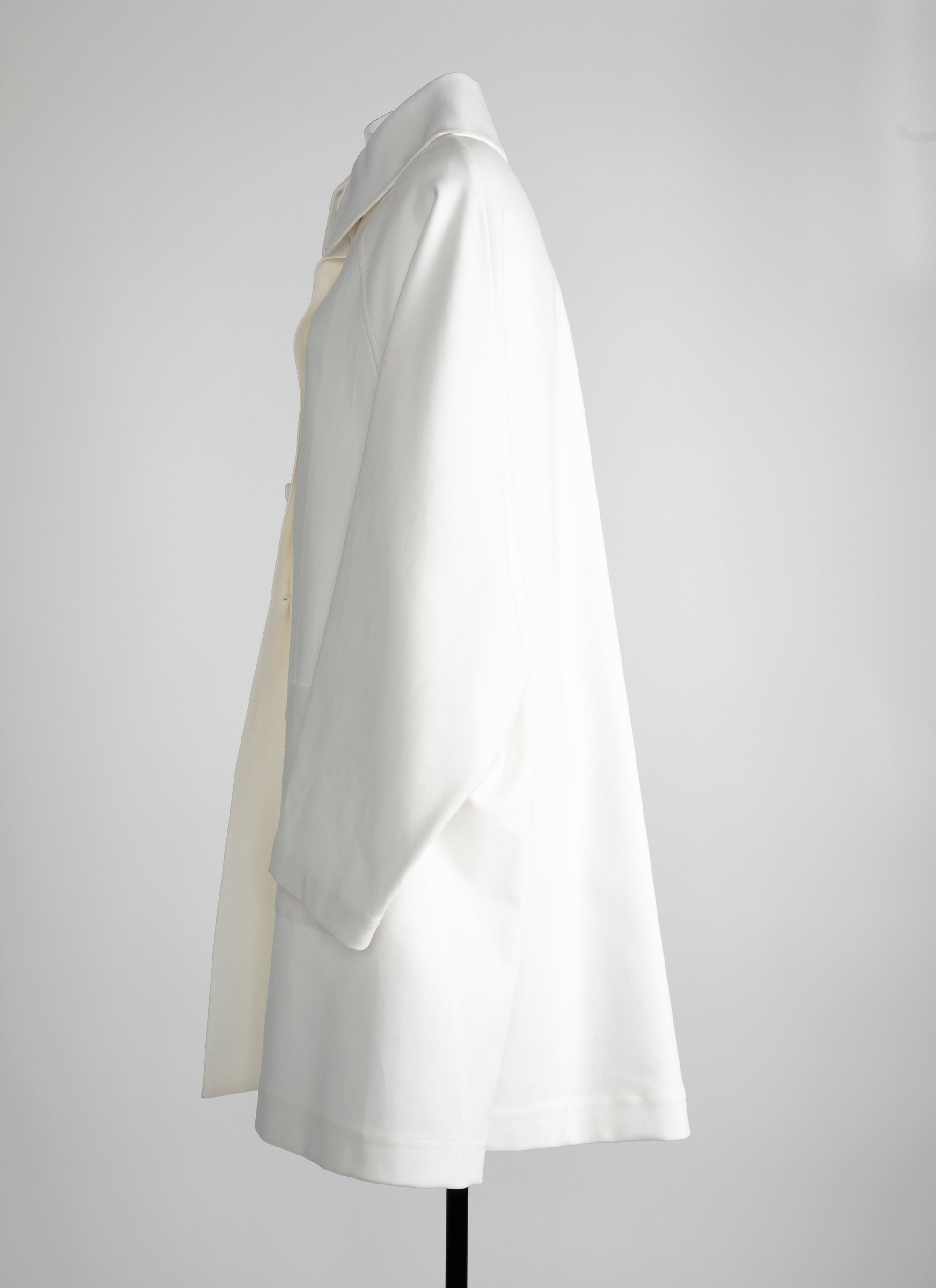 Oversized coat - White iridescent