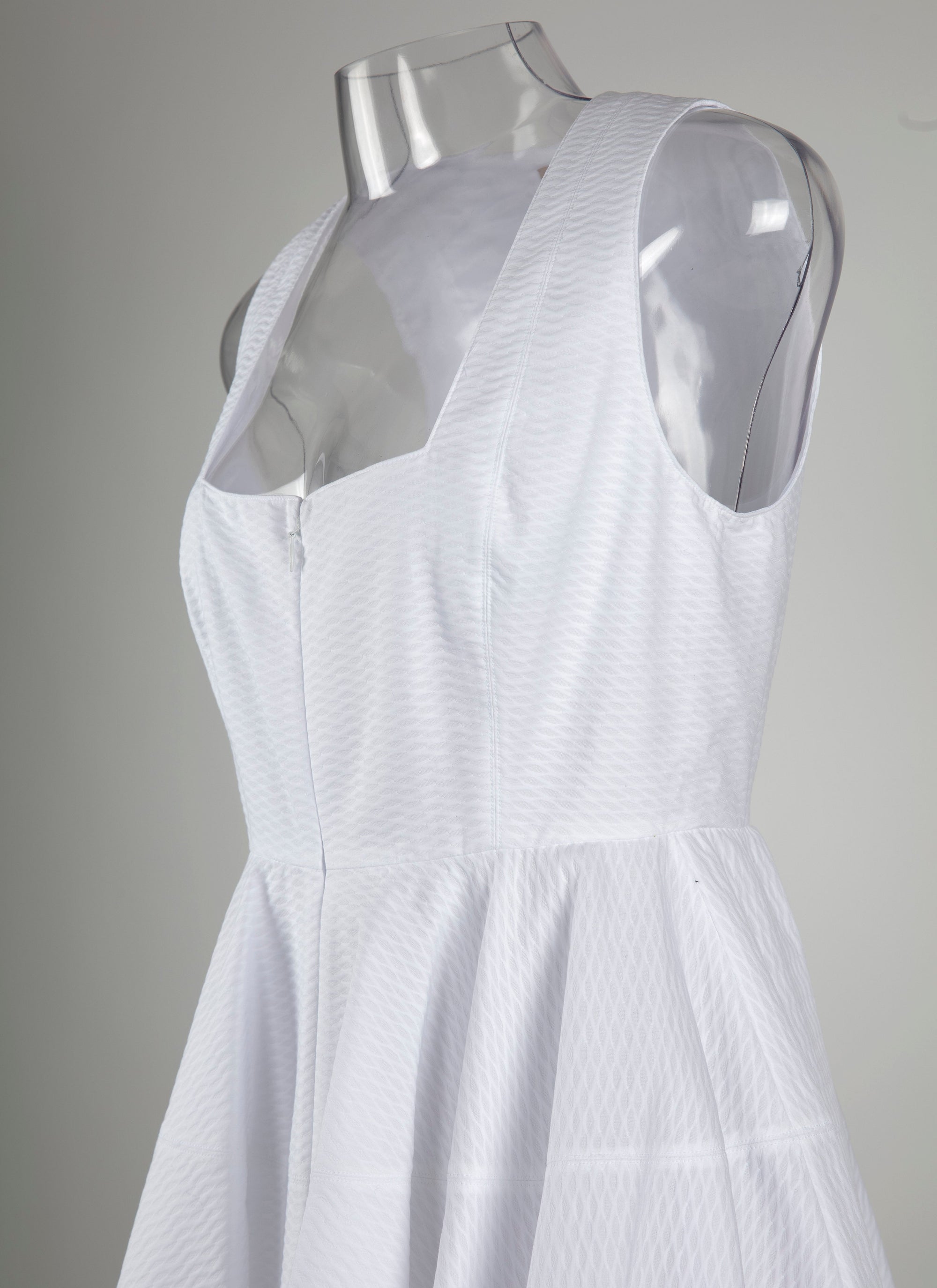 Trapeze dress - White