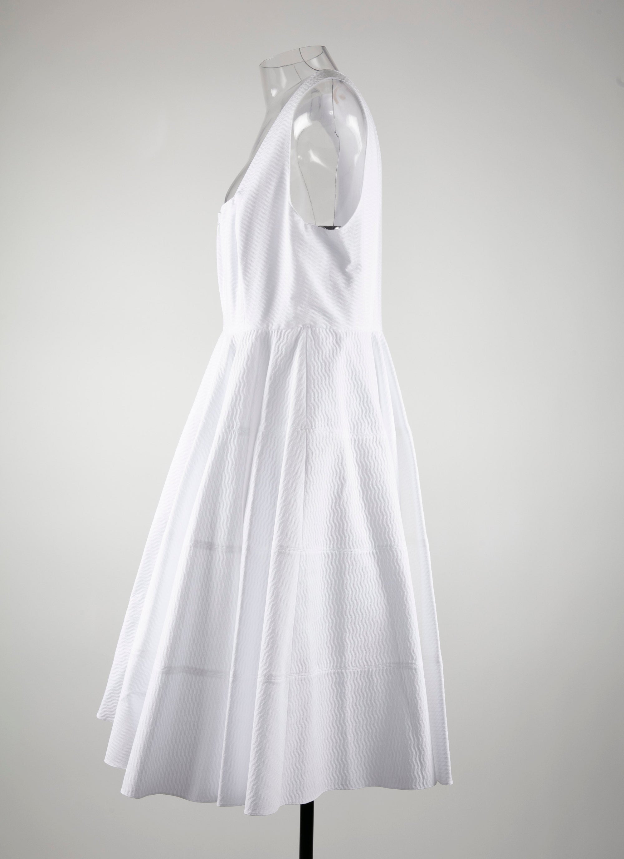 Trapeze dress - White