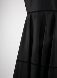 Puff sleeve dress - Black intense