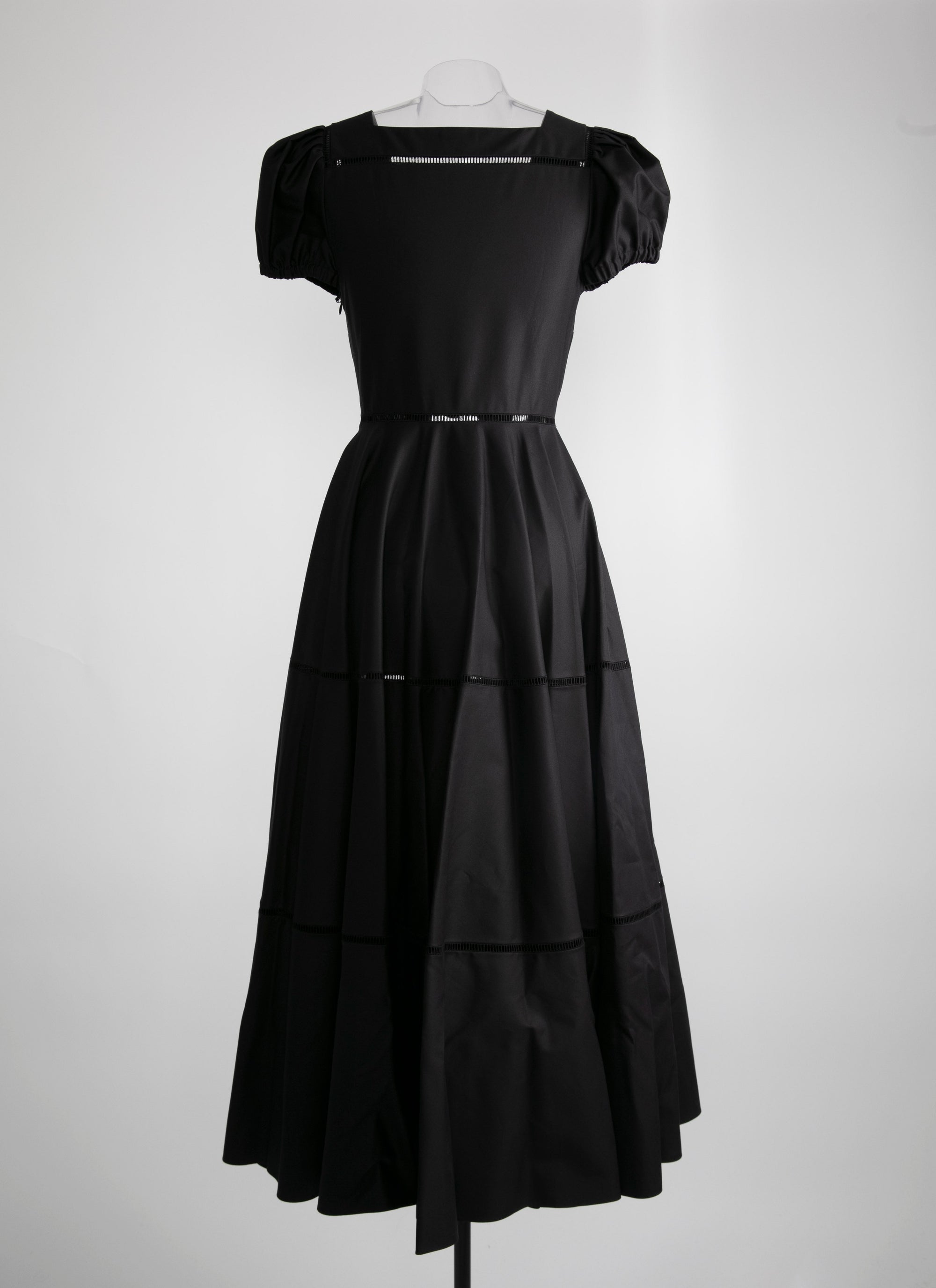 Puff sleeve dress - Black intense