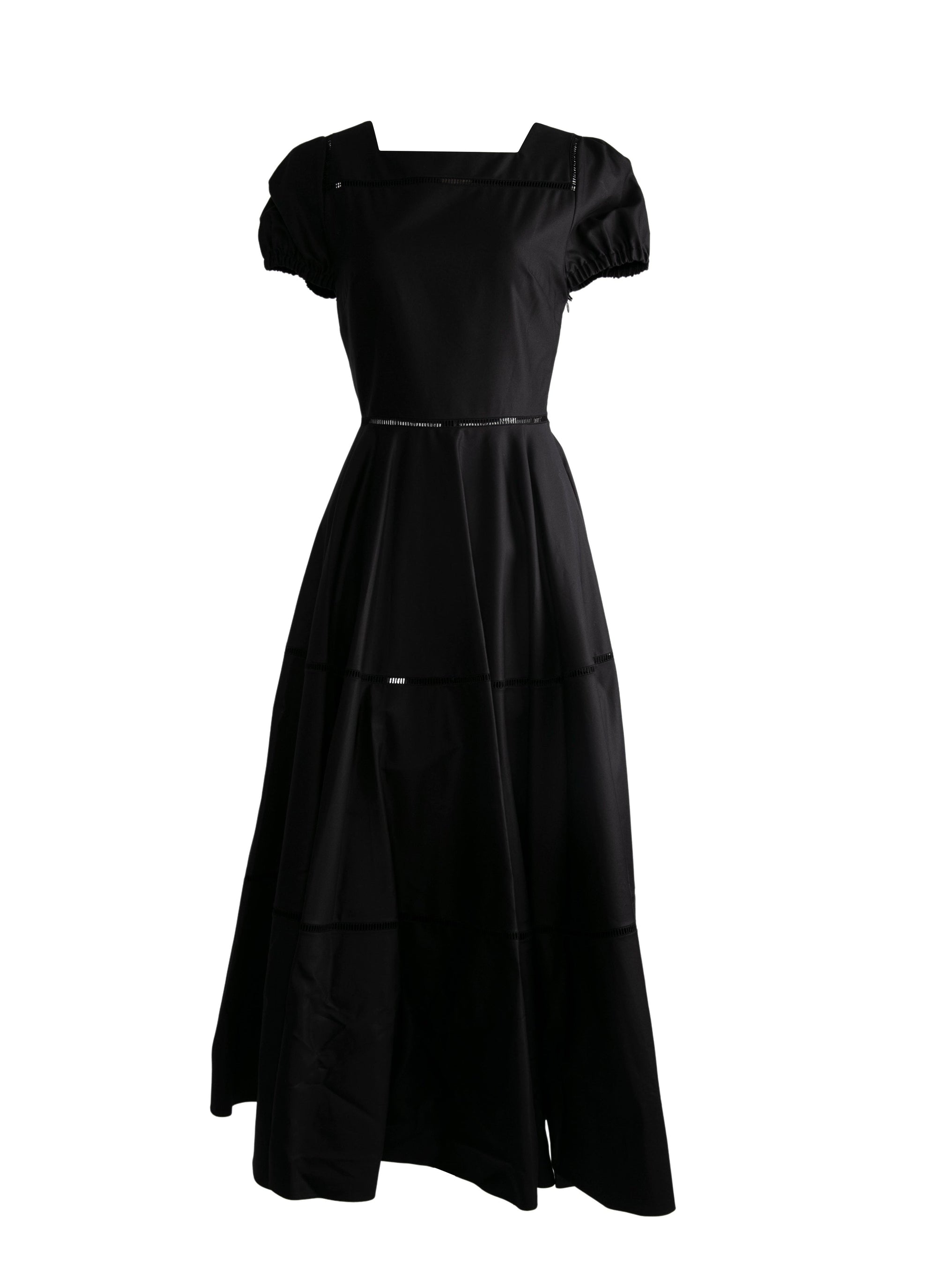Puff sleeve dress - Black intense