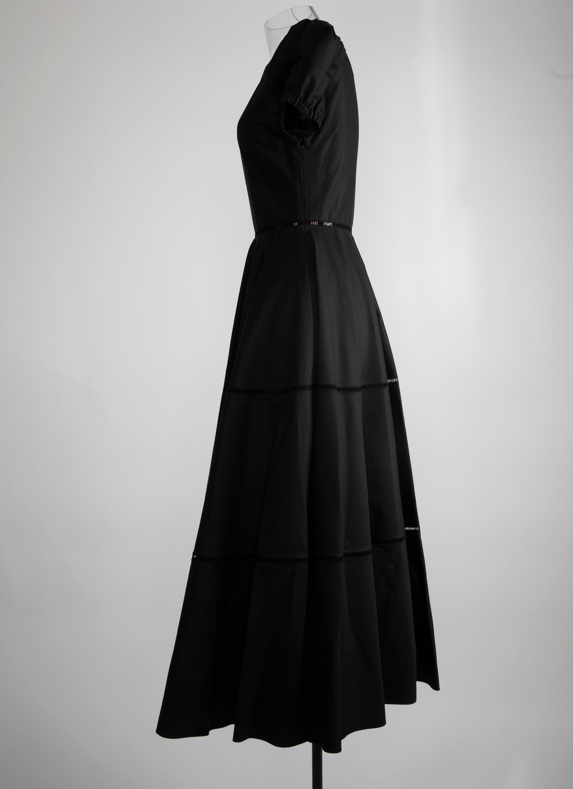 Puff sleeve dress - Black intense