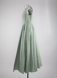 Robe longue sans manches - Celadon