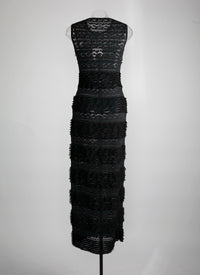 Panel dress - Black & Blue