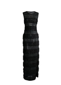 Panel dress - Black & Blue