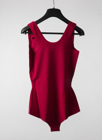 Strapless bodysuit - Magenta