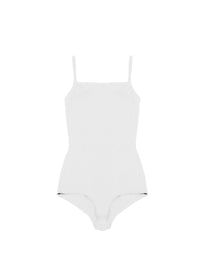 Sculpting body with straps - White