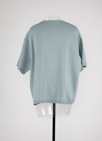 Oversized knitted jumper - Lagoon