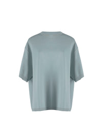 Knitted oversized jumper - Lagoon
