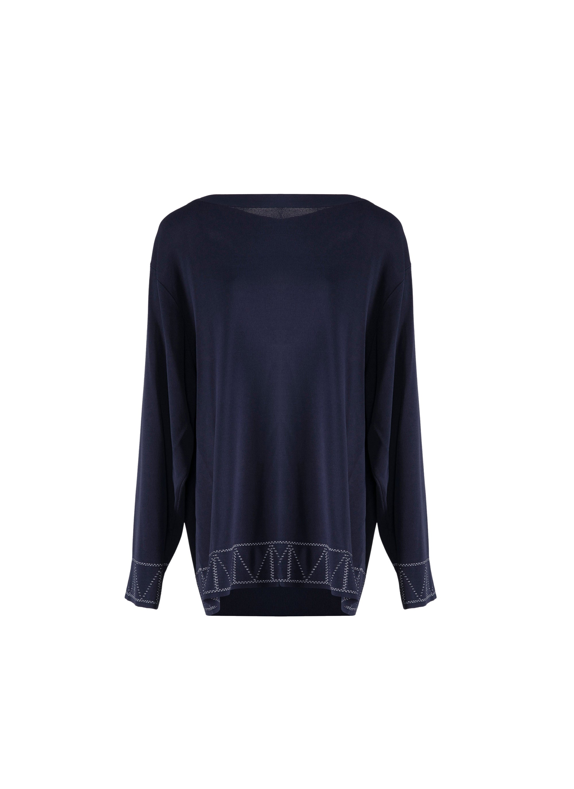 Pull Delphes en maille - Nuit