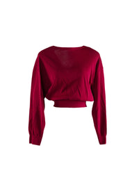 Iconic knitted bat-sleeve jumper - Magenta