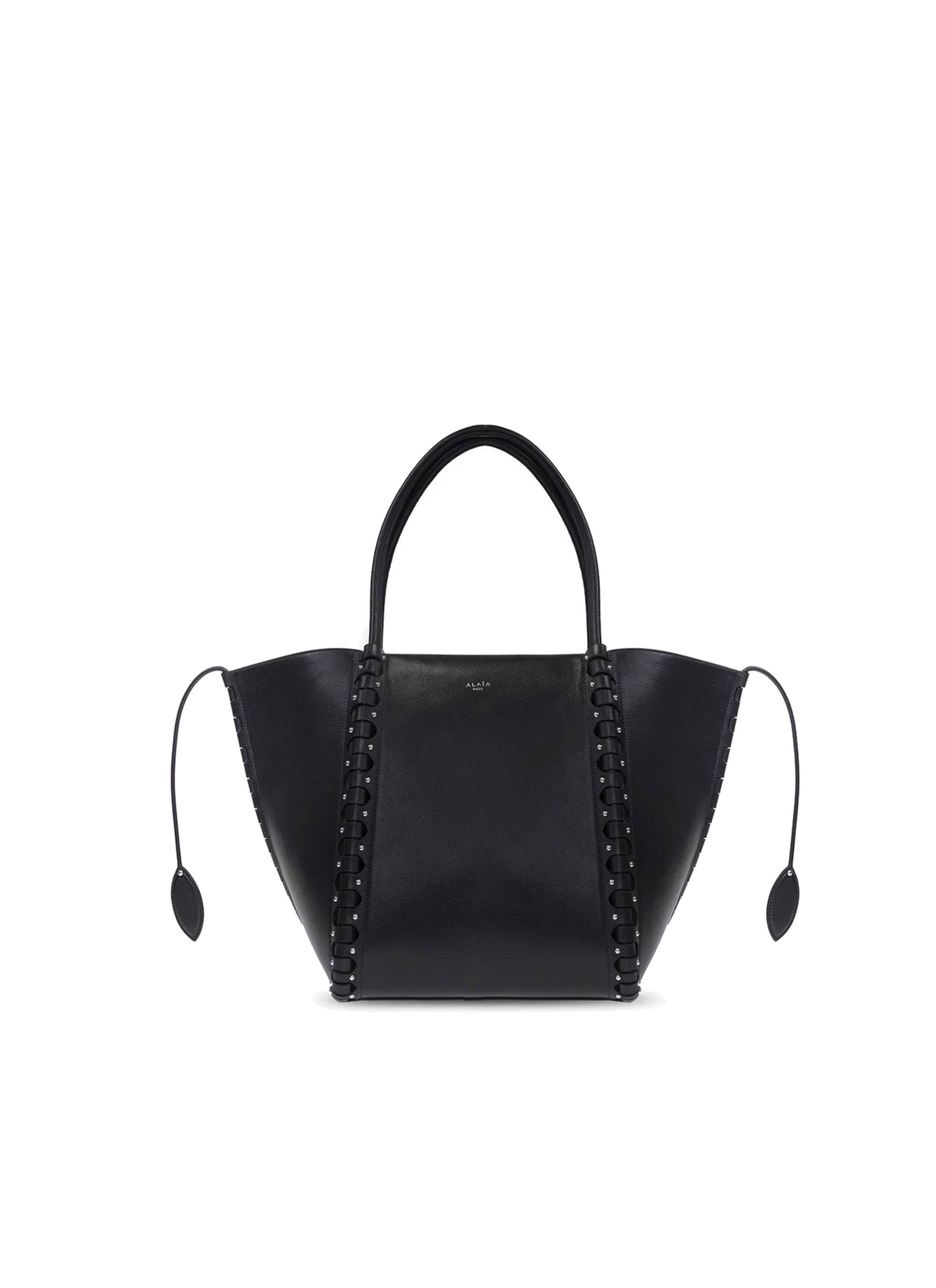 Leather shoulder bag Le Hige - Black