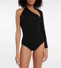Asymmetric Swimsuit - Black Alaïa