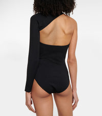 Asymmetric Swimsuit - White